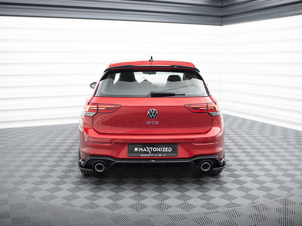 Rear Valance + Exhaust Ends Imitation Volkswagen Golf GTE Mk8 - 4 