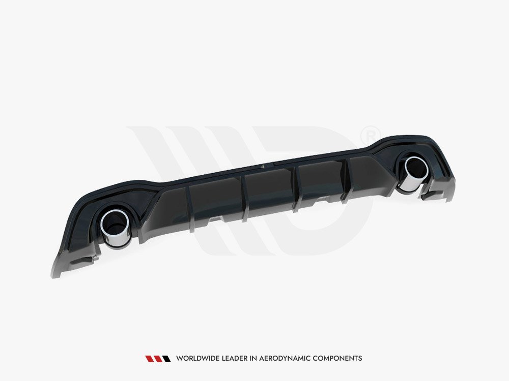 Rear Valance + Exhaust Ends Imitation Volkswagen Golf GTE Mk8 - 7 