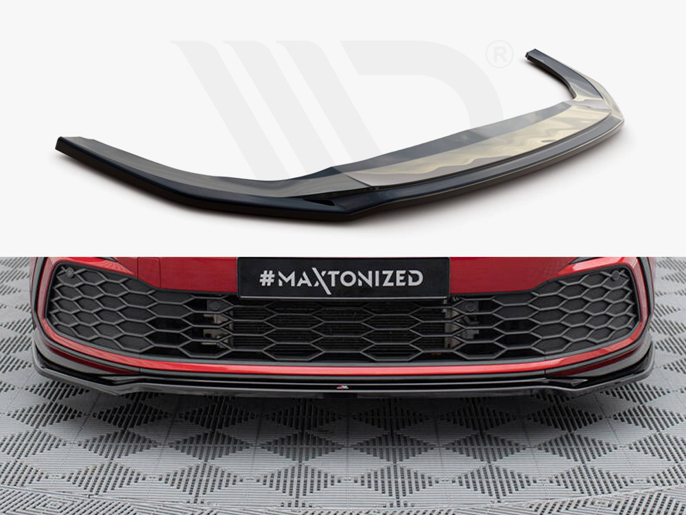 Front Splitter V.4 Volkswagen Golf GTI / GTE / GTD / R-Line Mk8 - 1 