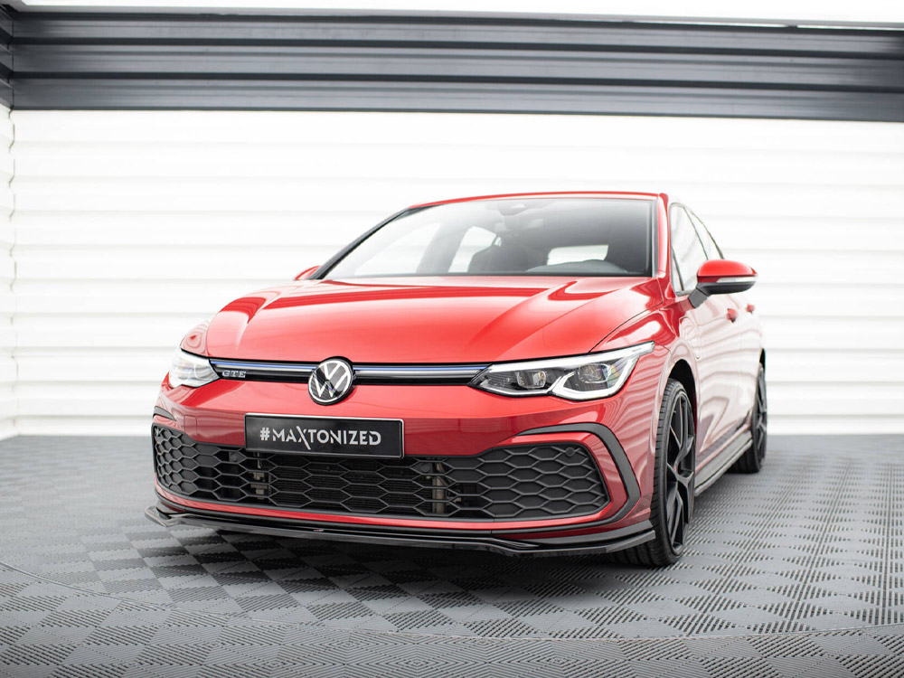 Front Splitter V.4 Volkswagen Golf GTI / GTE / GTD / R-Line Mk8 - 2 