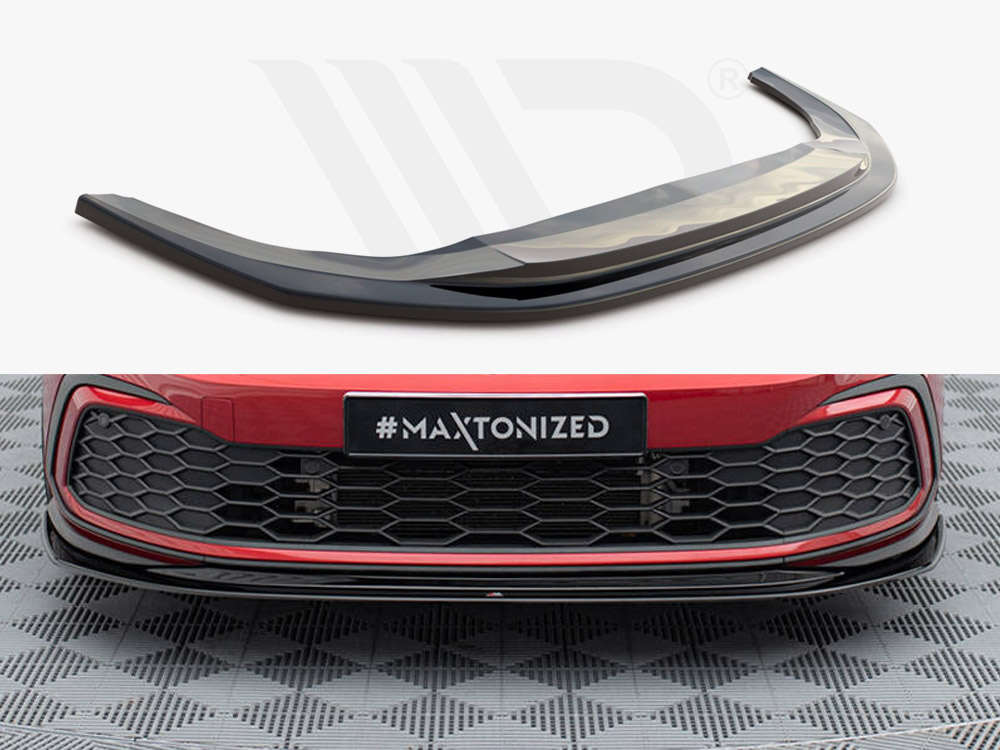 Front Splitter V.5 Volkswagen Golf GTI / GTE / GTD / R-Line Mk8 - 1 