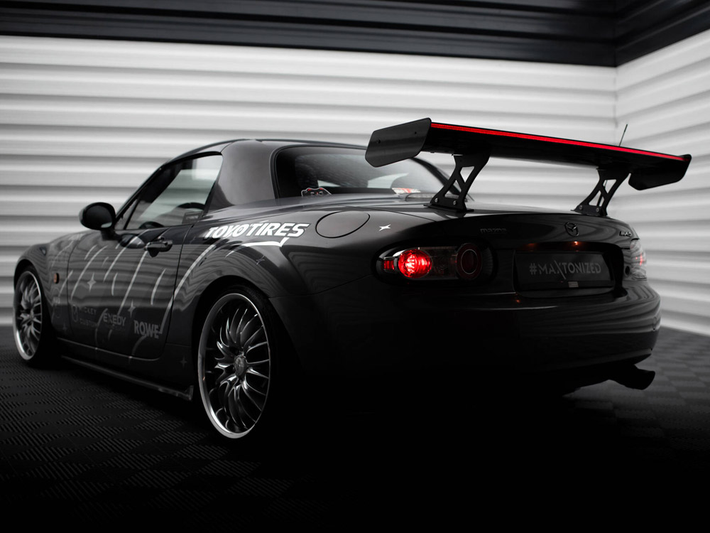 Carbon Spoiler + LED Mazda MX5 Hardtop NC (Mk3) - 8 