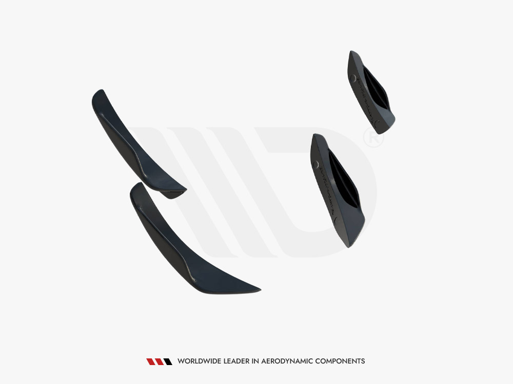 Front Bumper Wings (Canards) BMW 1 M-Pack / M140i F20 Facelift - 8 