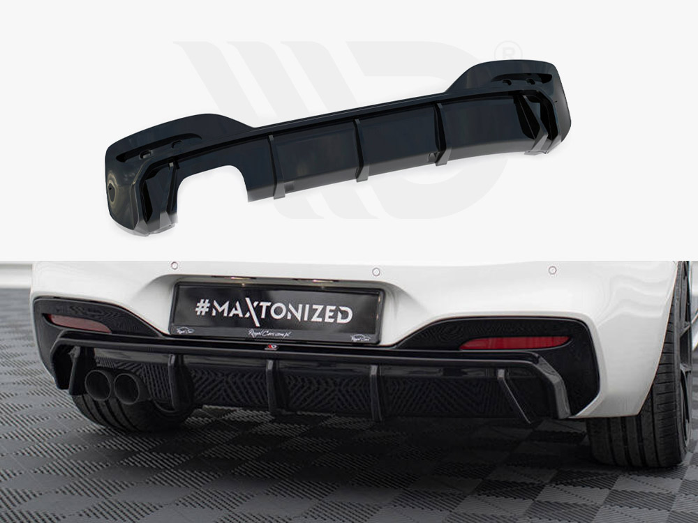 Rear Valance V.3 BMW 1 M-Pack F20 Facelift (Single side dual exhaust version) - 1 