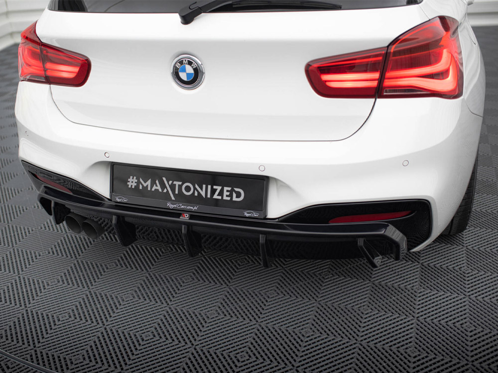 Rear Valance BMW 1 M-Pack F20 Facelift (Single side dual exhaust version) - 4 