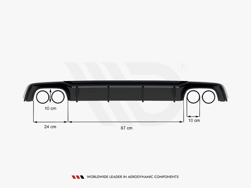 Rear Valance Audi S5 F5 Coupe / Sportback - 10 