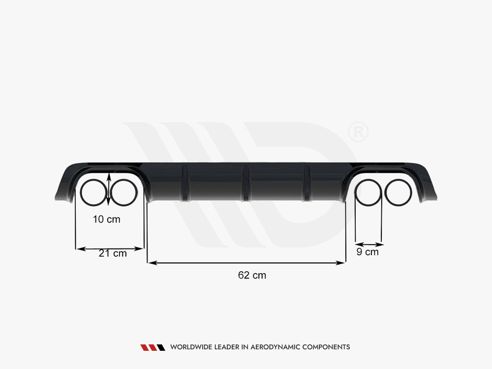 Rear Valance BMW M5 / 5 M-Pack E39 - 6 