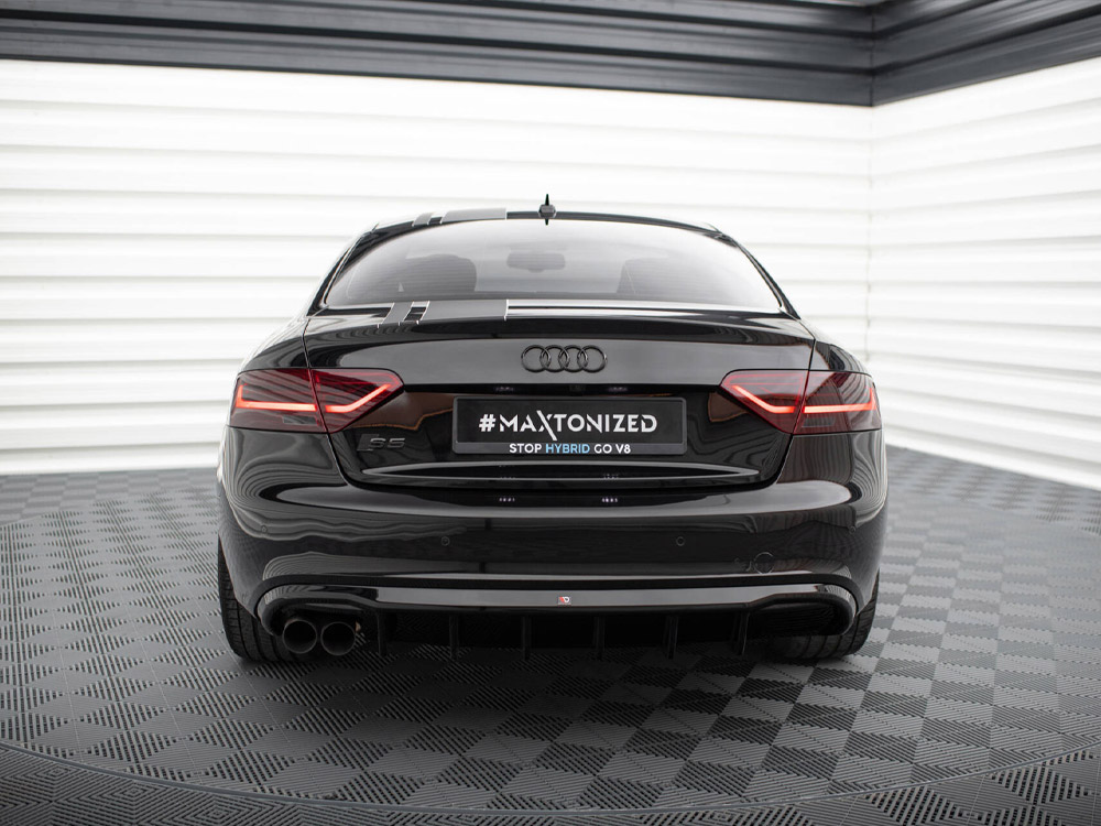 Rear Valance Audi A5 Coupe / Cabrio S-Line 8T (Single side dual exhaust version) - 3 