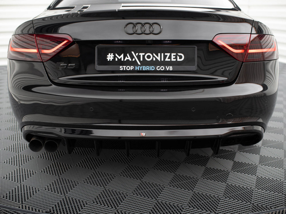 Rear Valance Audi A5 Coupe / Cabrio S-Line 8T (Single side dual exhaust version) - 4 