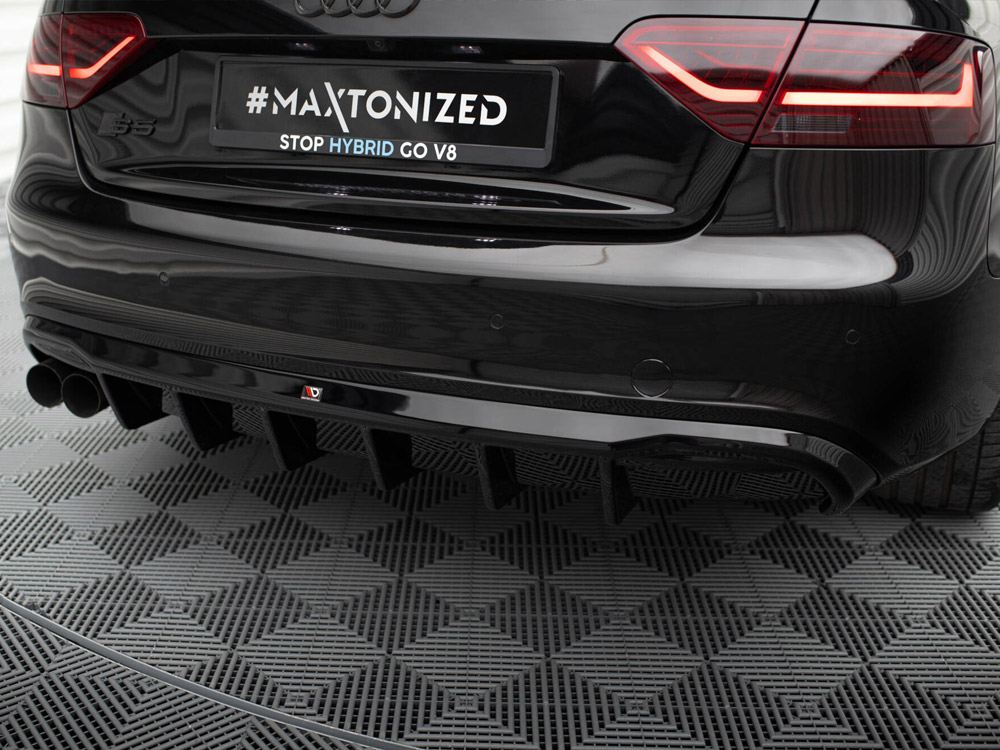 Rear Valance Audi A5 Coupe / Cabrio S-Line 8T (Single side dual exhaust version) - 5 