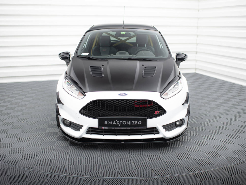 Front Splitter V.1 Ford Fiesta ST Mk7 FL - Carbon Look - 3 