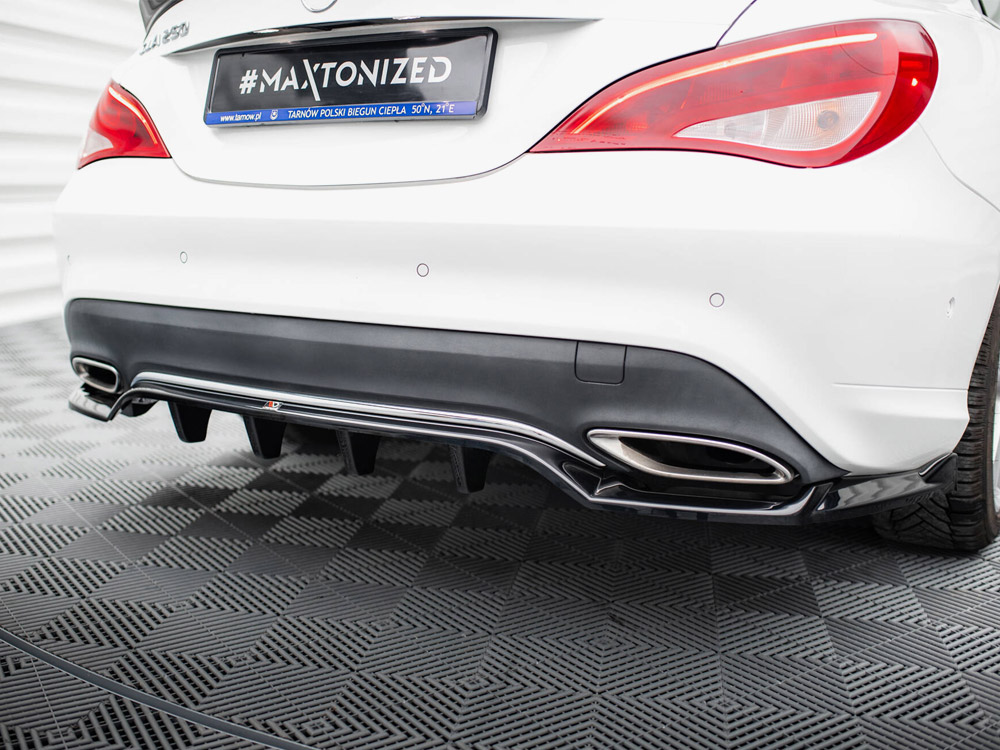 Rear Splitter (Vertical Bars) Mercedes-Benz CLA C117 Facelift - 3 