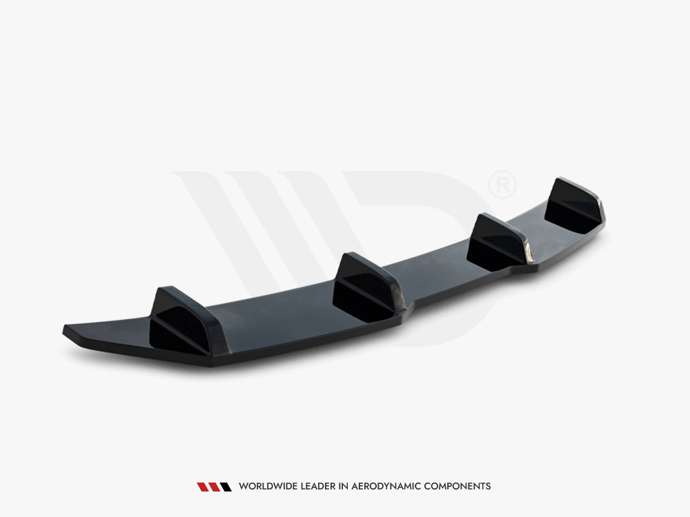 Central Rear Splitter (Vertical Bars) BMW X4 M-Pack - 7 