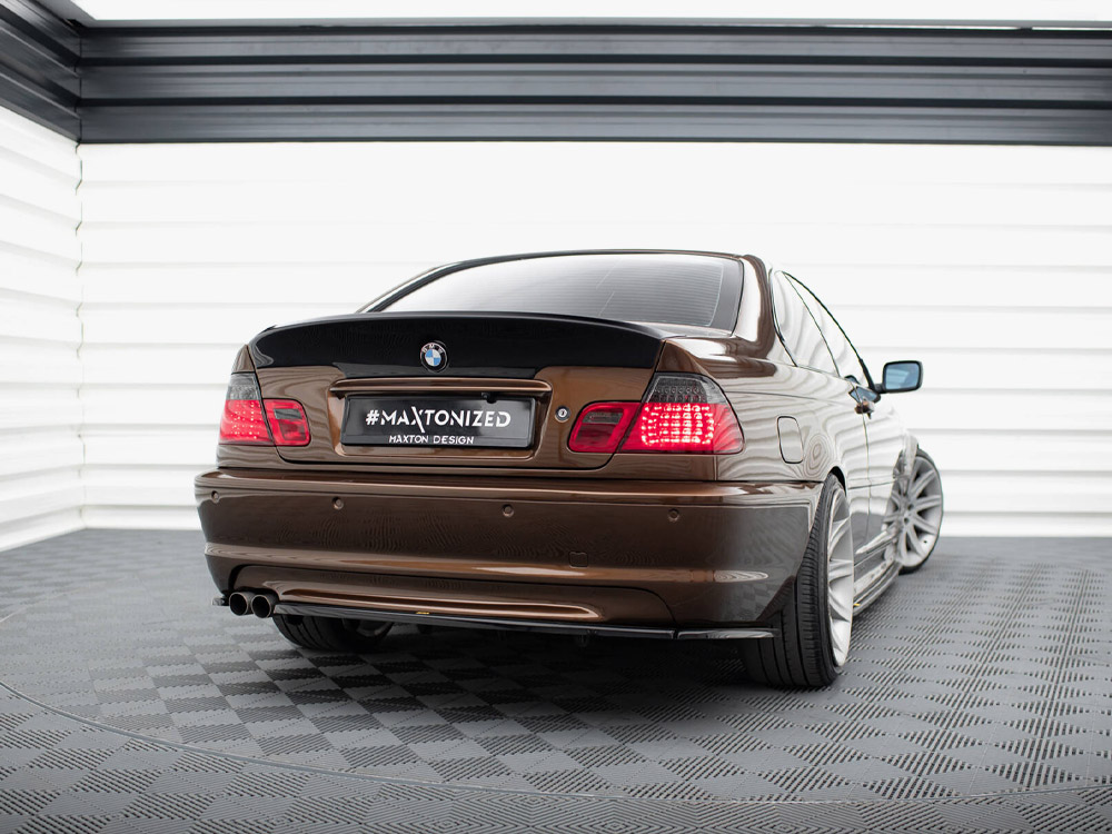 Central Rear Splitter (Vertical Bars) BMW 3 E46 Coupe M-Pack - 2 