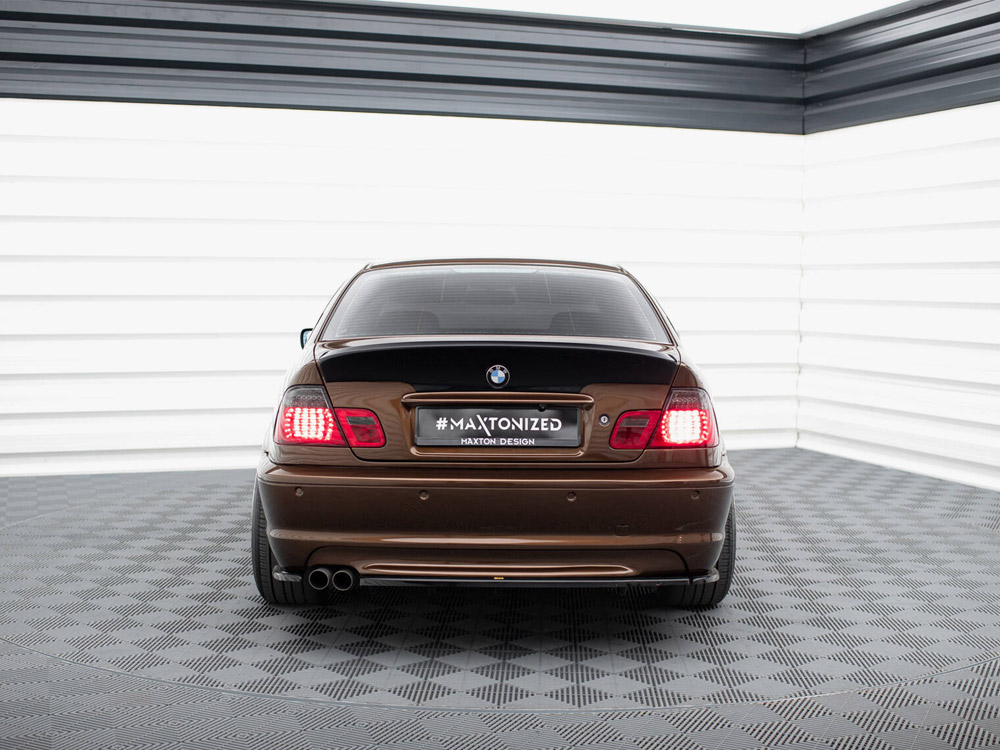 Central Rear Splitter (Vertical Bars) BMW 3 E46 Coupe M-Pack - 3 