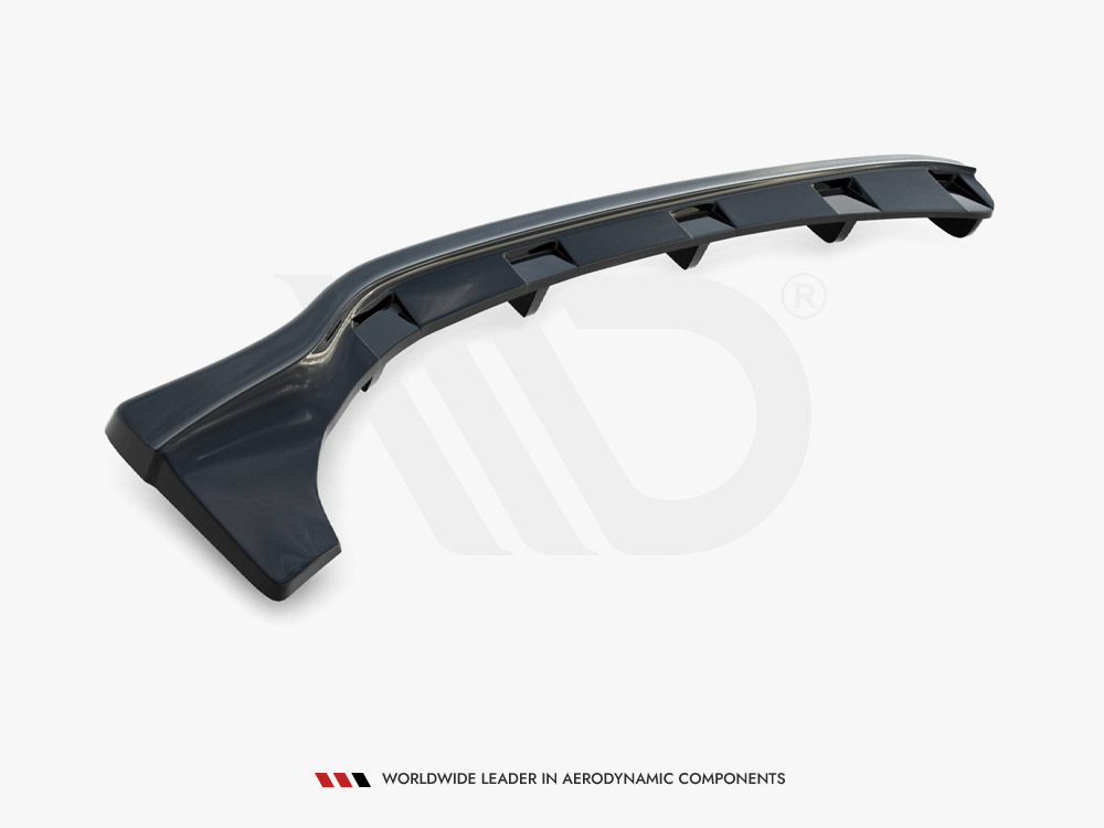 Central Rear Splitter (Vertical Bars) BMW 3 E46 Coupe M-Pack - 7 