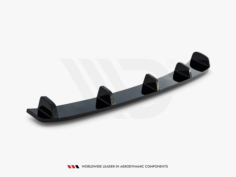 Central Rear Splitter (Vertical Bars) BMW 3 E46 Coupe M-Pack - 8 