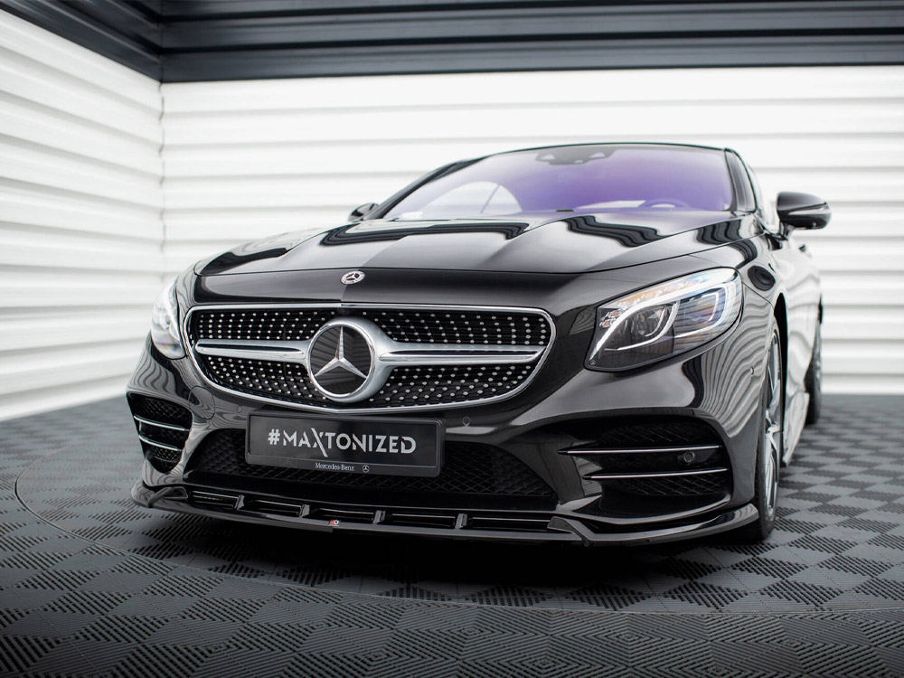 Front Splitter V.2 Mercedes-Benz S Coupe AMG-Line C217 Facelift - 2 