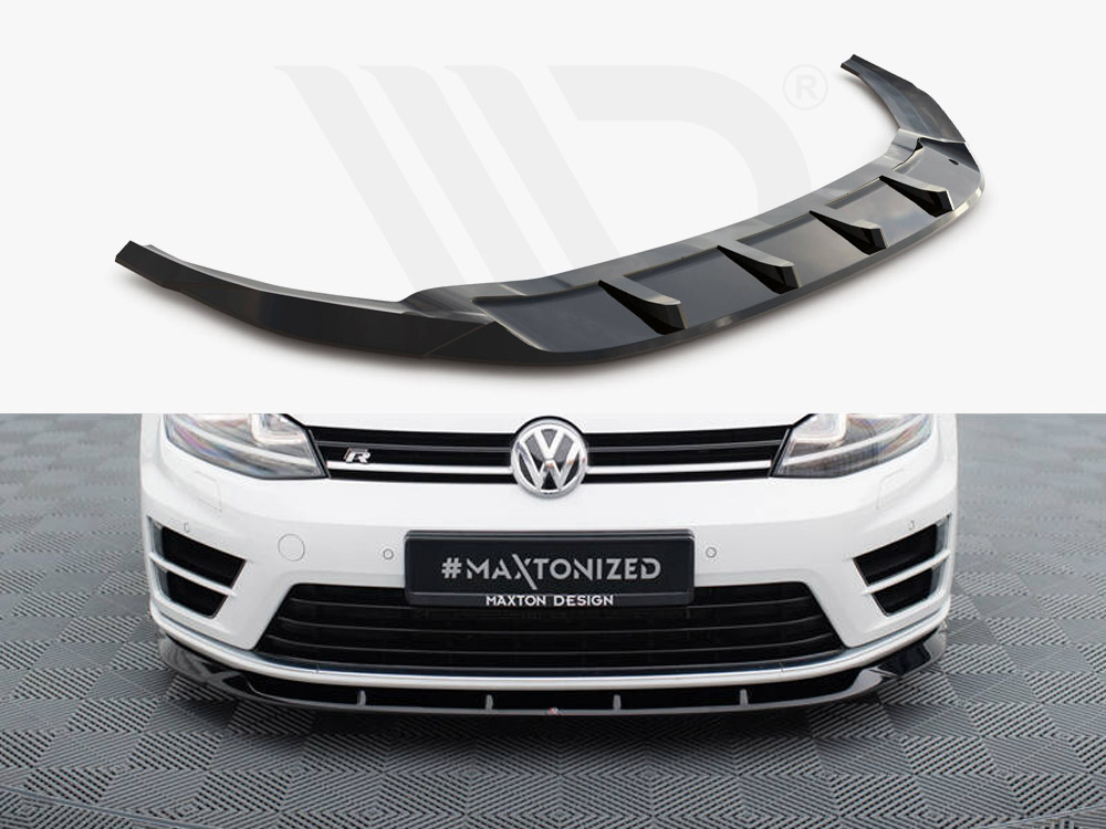 Front Splitter V.6 Volkswagen Golf R / R-Line Mk7 - 1 