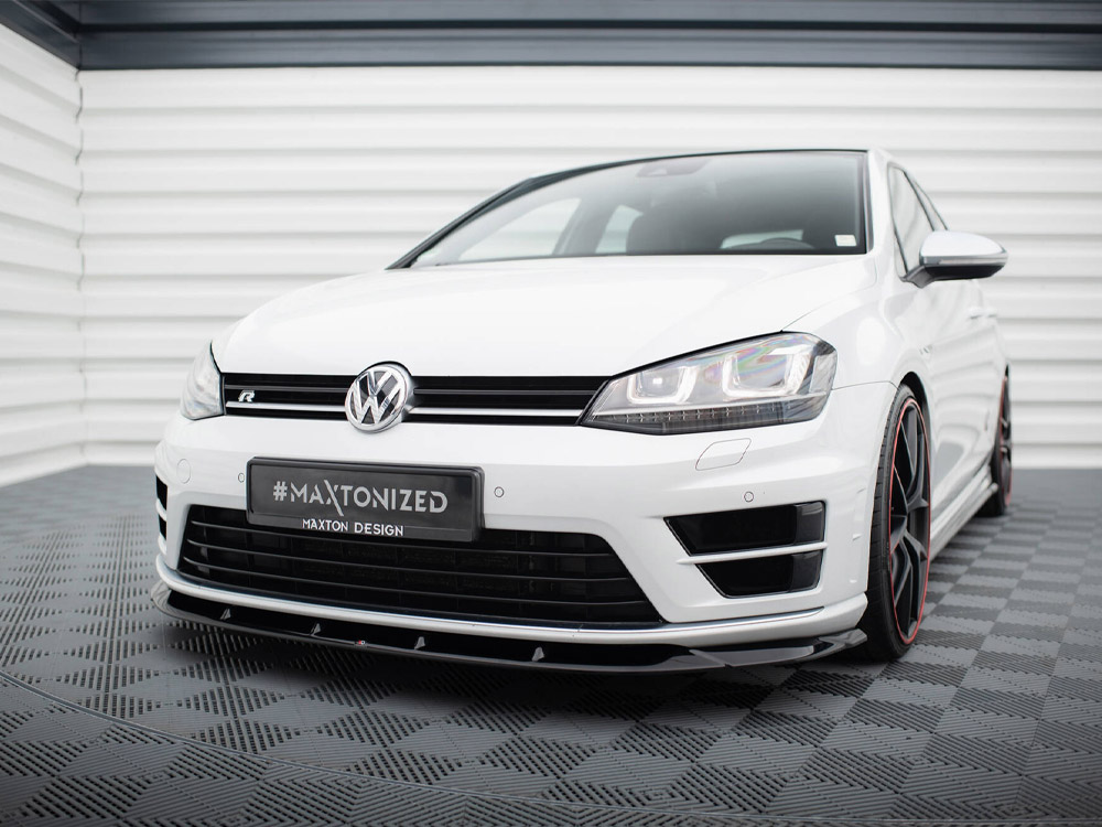 Front Splitter V.6 Volkswagen Golf R / R-Line Mk7 - 2 