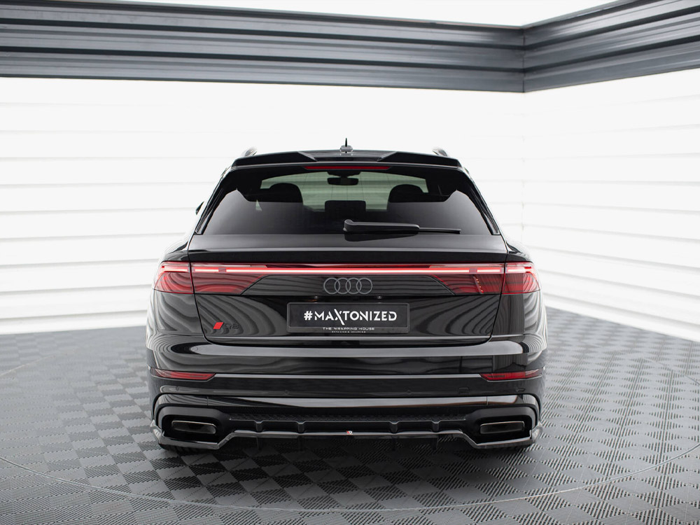 Rear Splitter (Vertical Bars) V.1 Audi SQ8 / Q8 S-Line Mk1 Facelift - 2 