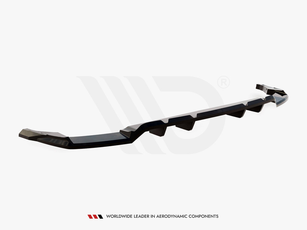 Rear Splitter (Vertical Bars) V.1 Audi SQ8 / Q8 S-Line Mk1 Facelift - 5 