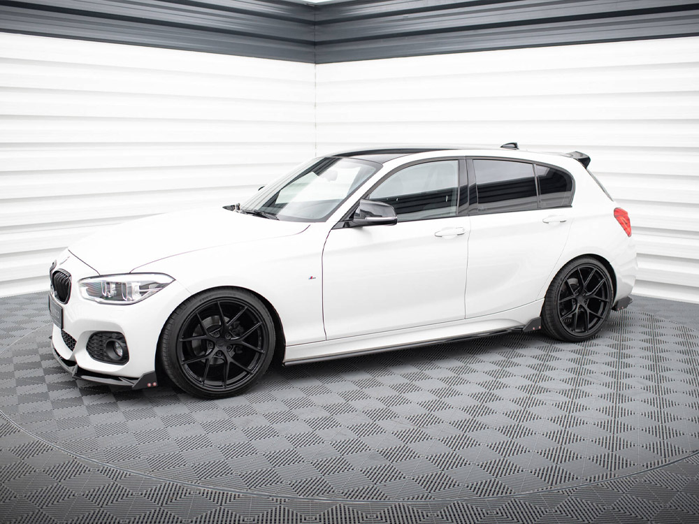 Side Skirts Diffusers V.4 + Flaps BMW 1 M-Pack / M140i F20 Facelift - 2 