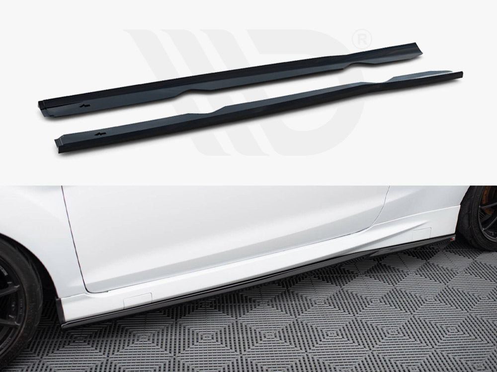 Side Skirts Diffusers V.4 Ford Fiesta ST / ST-Line Mk7 - 1 