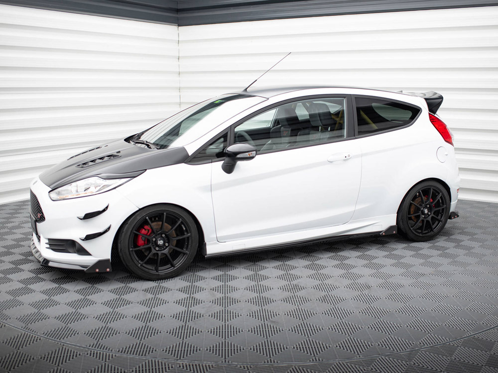 Side Skirts Diffusers V.4 + Flaps Ford Fiesta ST / ST-Line Mk7 - 2 