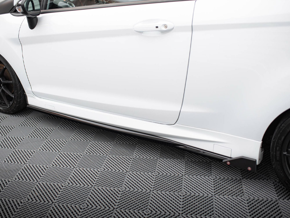 Side Skirts Diffusers V.4 + Flaps Ford Fiesta ST / ST-Line Mk7 - 4 