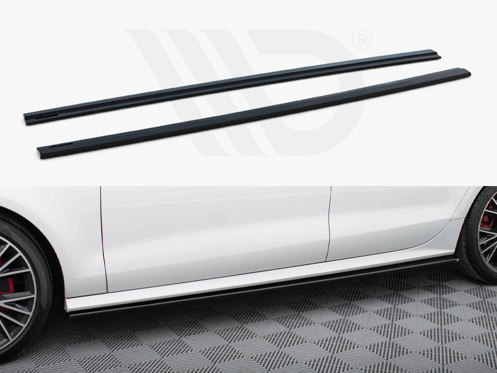 Side Skirts Diffusers Audi S7 / A7 S-Line C7 FL - 1 