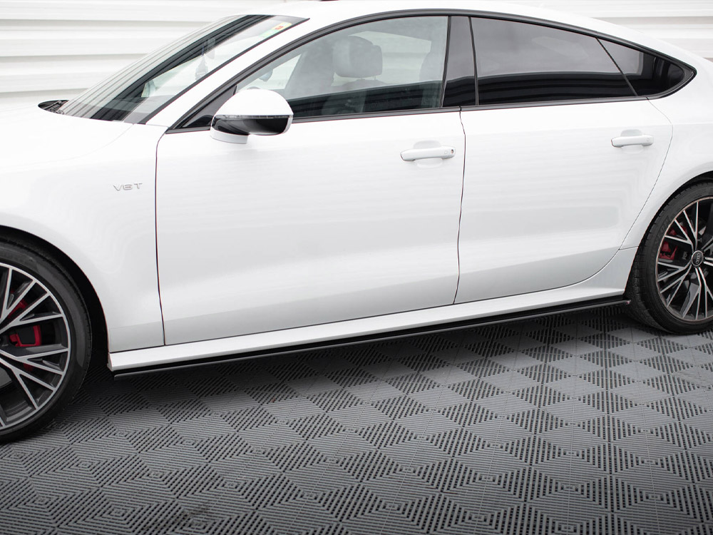 Side Skirts Diffusers Audi S7 / A7 S-Line C7 FL - 3 