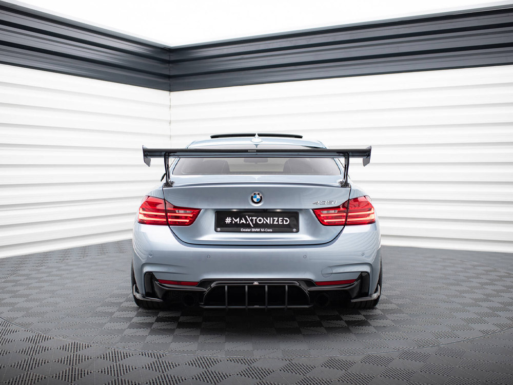 Carbon Spoiler With External Brackets Uprights BMW 4 F32 / 4 F32 M-Pack Coupe - 3 