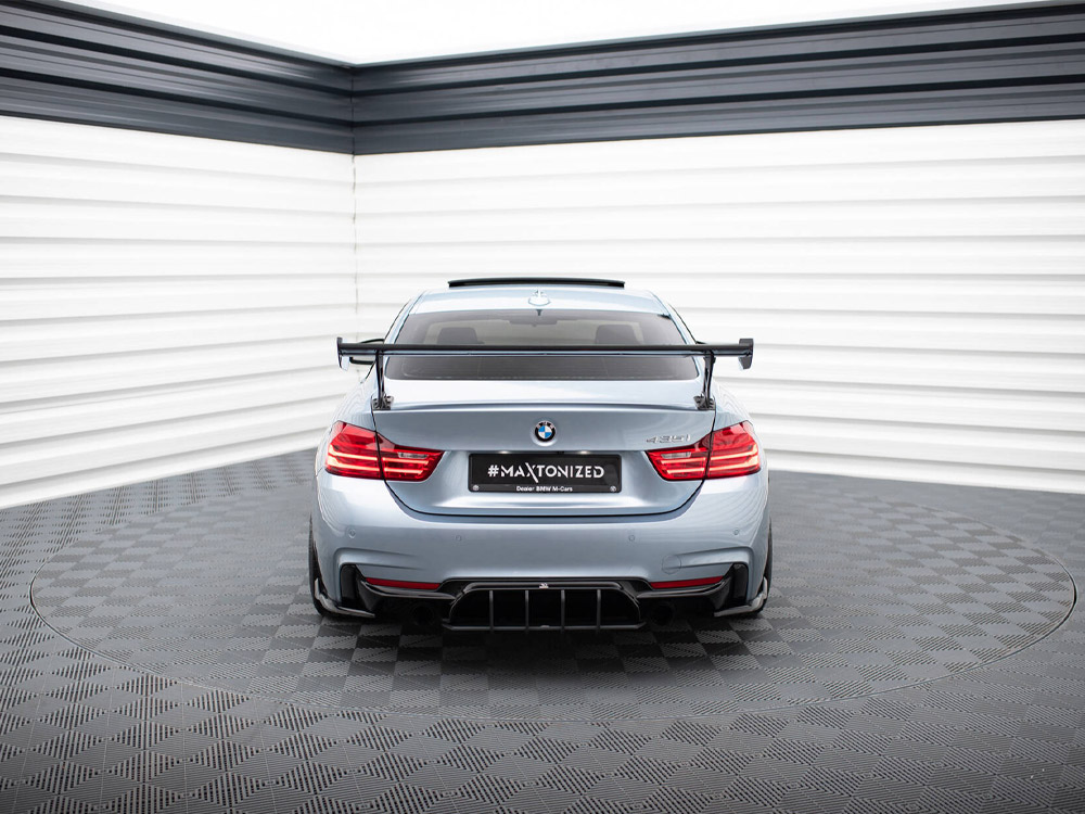 Carbon Spoiler With External Brackets Uprights BMW 4 F32 / 4 F32 M-Pack Coupe - 4 