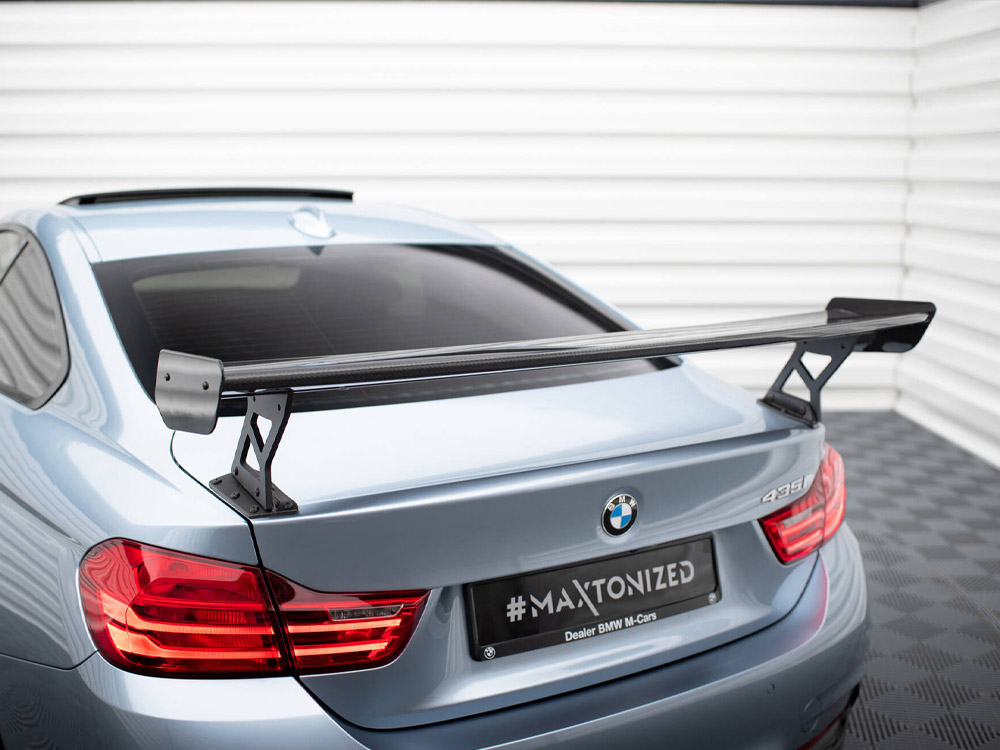 Carbon Spoiler With External Brackets Uprights BMW 4 F32 / 4 F32 M-Pack Coupe - 5 