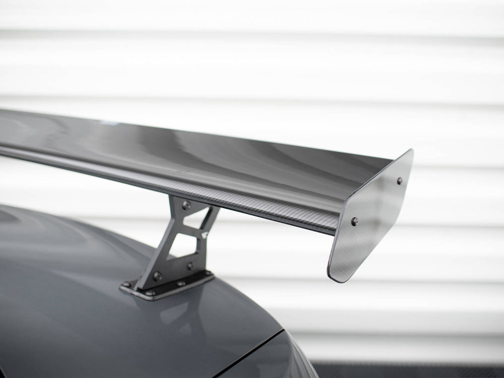 Carbon Spoiler With Internal Brackets Uprights + LED BMW 3 / M3 Coupe E92 - 6 