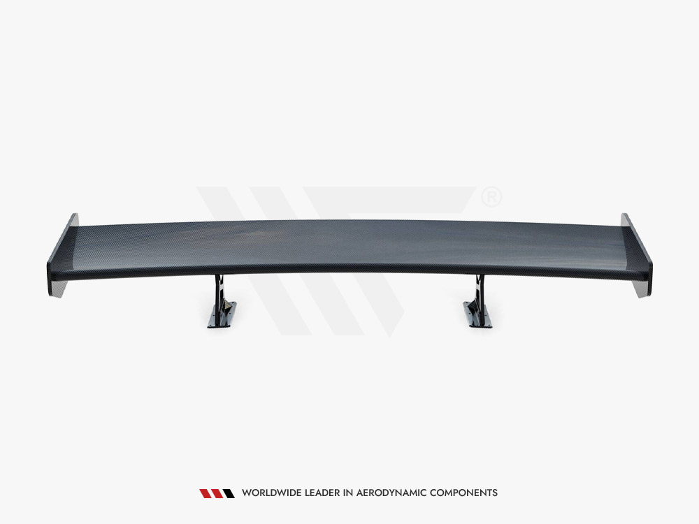 Carbon Spoiler With Internal Brackets Uprights + LED BMW 3 / M3 Coupe E92 - 14 