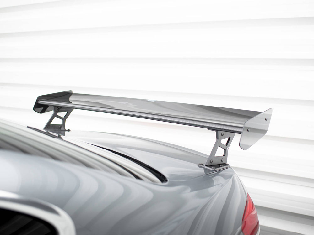 Carbon Spoiler With External Brackets Uprights + LED BMW 3 / M3 Coupe E92 - 6 