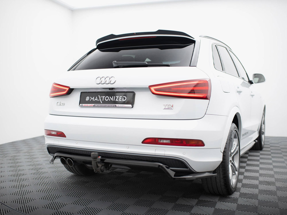 Rear Splitter (Vertical Bars) Audi Q3 S-Line 8U - 3 