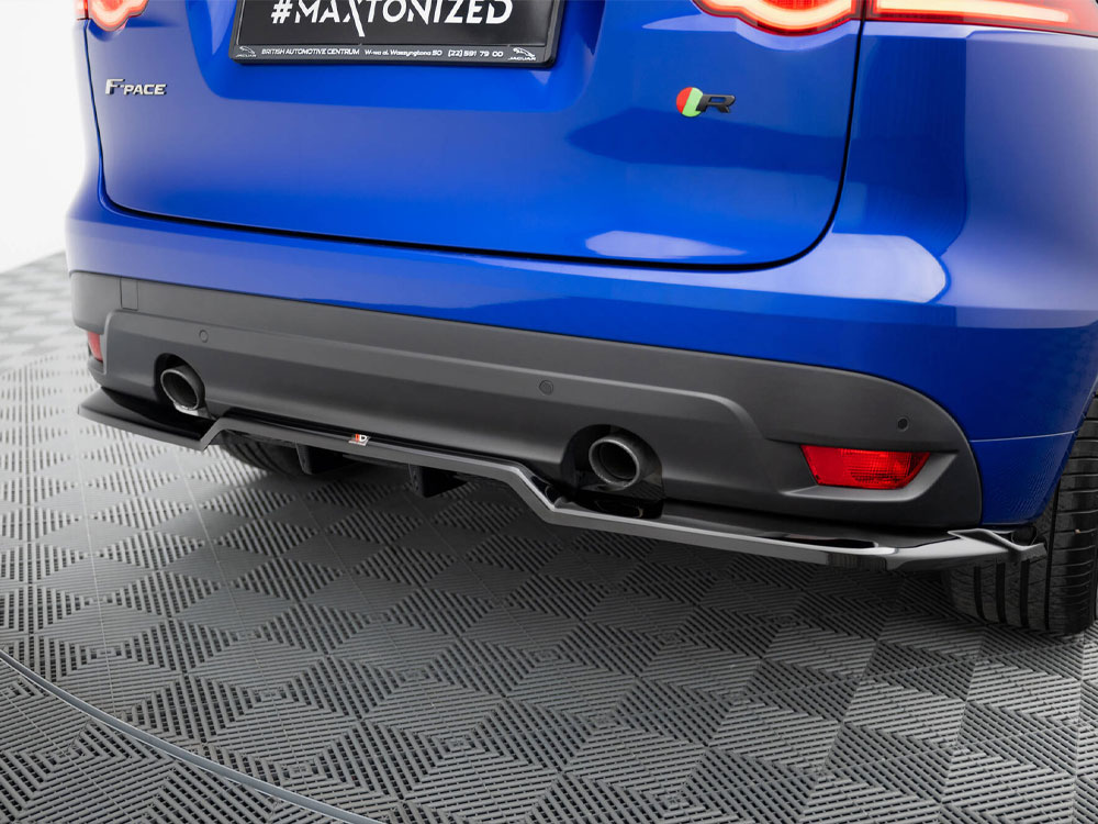 Central Rear Splitter (Vertical Bars) Jaguar F-Pace R-Sport Mk1 - 3 