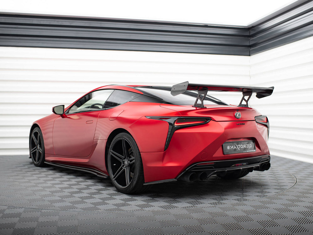 Carbon Spoiler With Internal Brackets Uprights Lexus LC - 3 