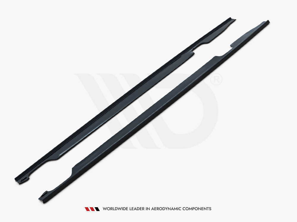 Side Skirts Diffusers Audi S6 / A6 S-Line / A6 C7 FL - Carbon Look - 5 