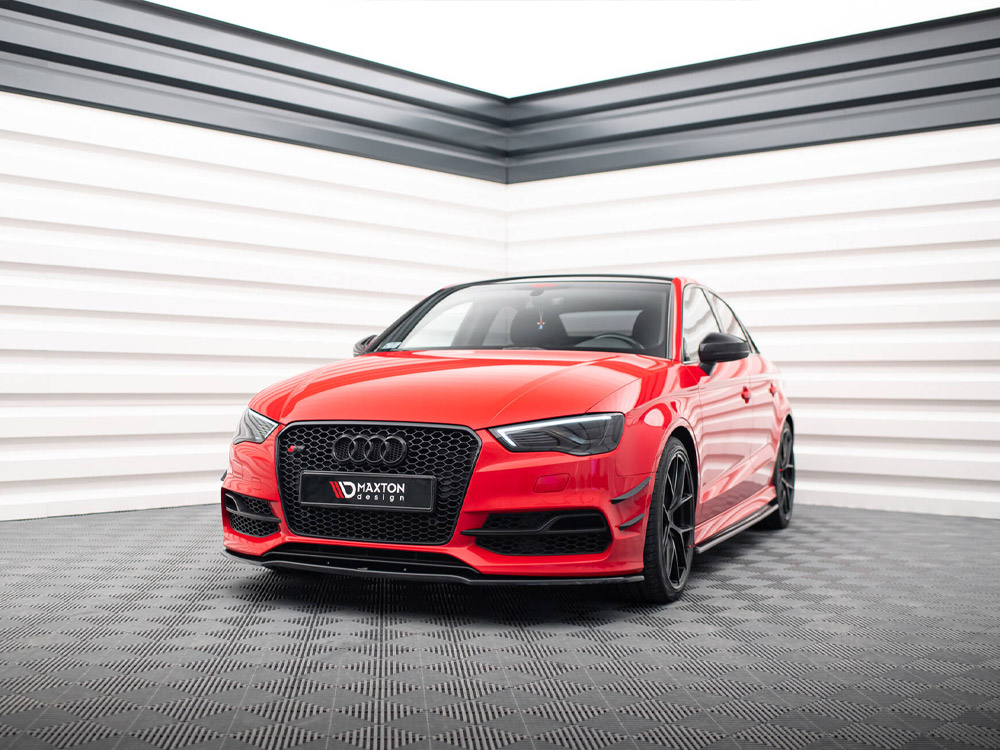 Front Splitter V.2 Audi S3 / A3 S-Line 8V Sedan / Cabrio (2013-2016) - 2 