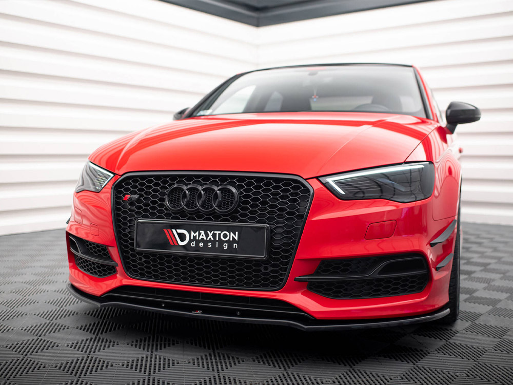 Front Splitter V.2 Audi S3 / A3 S-Line 8V Sedan / Cabrio (2013-2016) - 3 