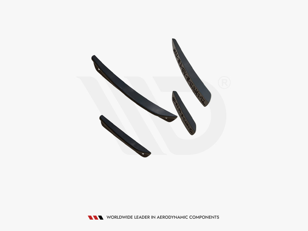 Front Bumper Wings (Canards) Audi S3 / A3 S-Line 8V Sedan / Cabrio - 9 