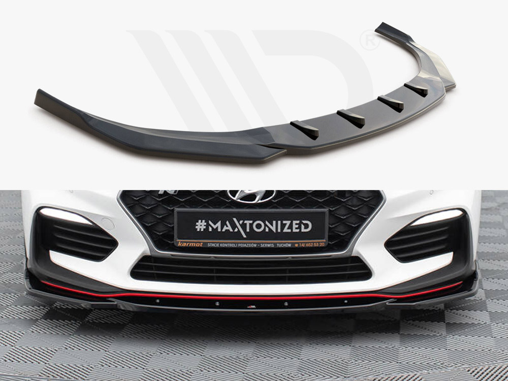 Front Splitter V.4 Hyundai I30 N Mk3 Hatchback / Fastback - 1 