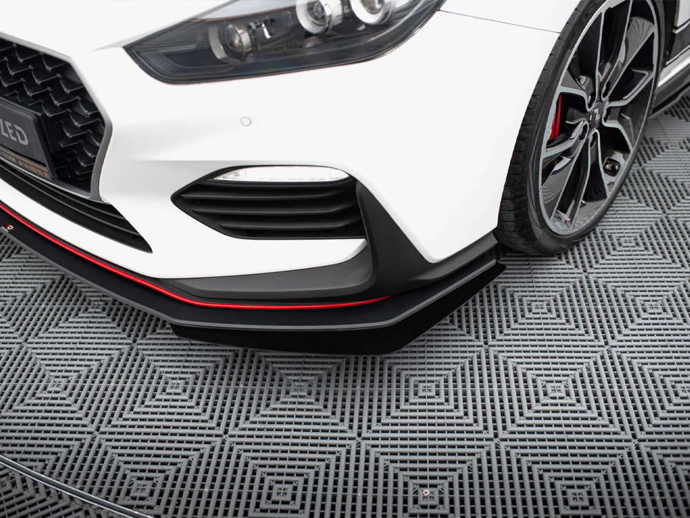 Street PRO Front Splitter + Flaps Hyundai I30 N Mk3 Hatchback / Fastback - 5 