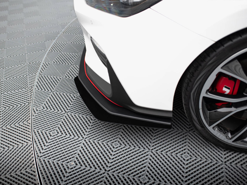 Street PRO Front Splitter + Flaps Hyundai I30 N Mk3 Hatchback / Fastback - 6 