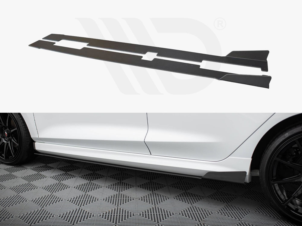 Racing Side Skirts Diffusers V.1 Ford Fiesta Mk8 ST / ST-Line - 1 