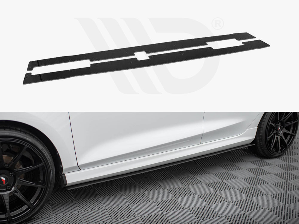 Racing Side Skirts Diffusers V.2 Ford Fiesta Mk8 ST / ST-Line - 1 